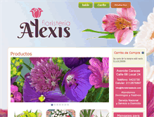 Tablet Screenshot of floristeriaalexis.com
